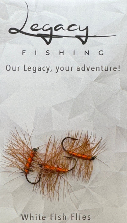 Legacy Fishing White Fish Flies