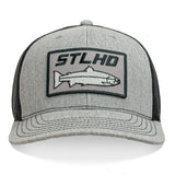 STLHD Chrome Edition Heather Grey/Black Trucker Snapback Hat