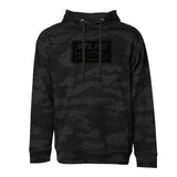 STLHD Men's Black Water Black Camo Standard Hoodie