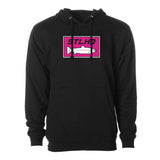 STLHD Men's Neon Pink Black Standard Hoodie
