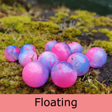 Mercurial Bead - Floating - Cotton Candy