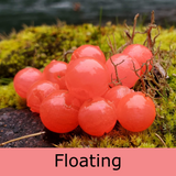 Mercurial Bead - Floating - Liquid Fire